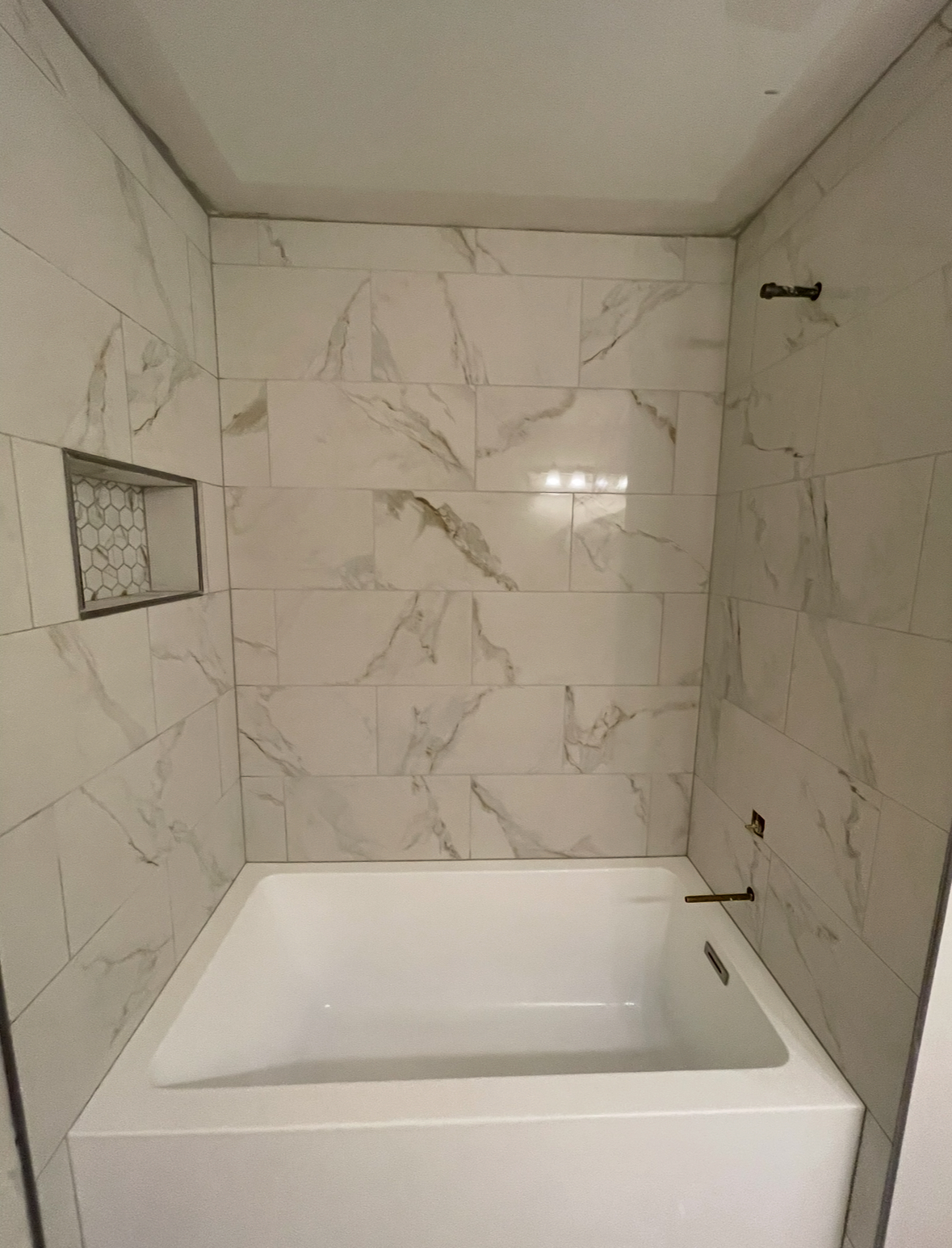 Taupe Spa Bath Remodel — Crystal Lake, IL