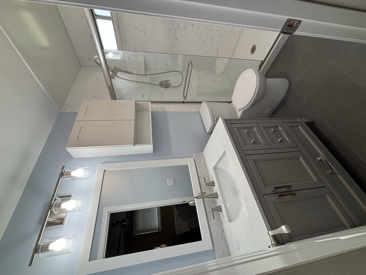 After — modern updated bathroom